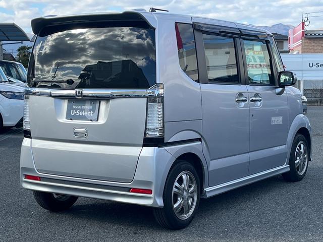 N-BOXカスタム G・ターボパッケージ 社外ナビ・フルセグTV・両側オートスライドドア セキュリティ フルセグテレビ パワーウインドウ スマートキープッシュスタート ナビ&TV 禁煙 ESC キーレスエントリー オートクルーズコントロール(5枚目)