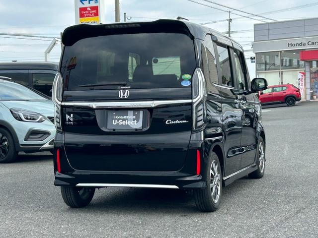 Ｎ－ＢＯＸカスタム Ｌ　Ｐソナー　禁煙　１オーナー　サイドエアバッグ　ナビＴＶ　Ａストップ　シートヒータ　ベンチシート　点検記録簿　キーフリーシステム　ＬＥＤライト　リアカメ　クルーズコントロール　ＡＣ　ＤＶＤ視聴可能（5枚目）