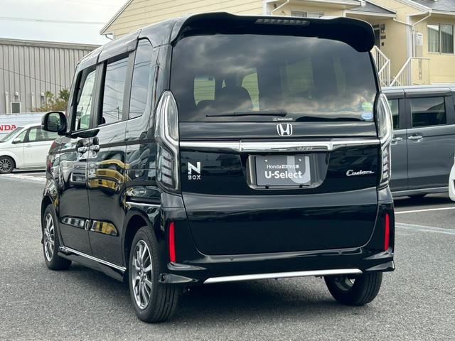 Ｎ－ＢＯＸカスタム Ｌ　Ｐソナー　禁煙　１オーナー　サイドエアバッグ　ナビＴＶ　Ａストップ　シートヒータ　ベンチシート　点検記録簿　キーフリーシステム　ＬＥＤライト　リアカメ　クルーズコントロール　ＡＣ　ＤＶＤ視聴可能（6枚目）