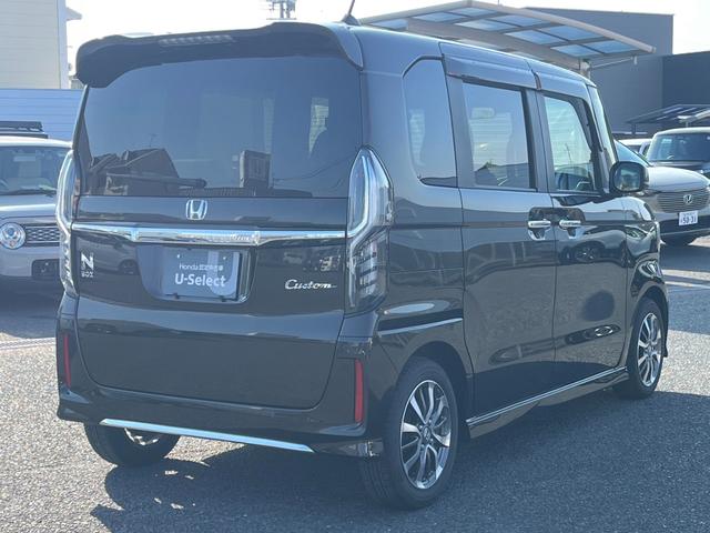 Ｎ－ＢＯＸカスタム Ｌ　純正ナビ／ＣＤ／ＢＴ／ＥＴＣ／バックモニター　Ｐソナー　禁煙　１オーナー　サイドエアバッグ　Ａストップ　シートヒータ　ベンチシート　キーフリーシステム　ＬＥＤライト　リアカメ　クルーズコントロール（5枚目）