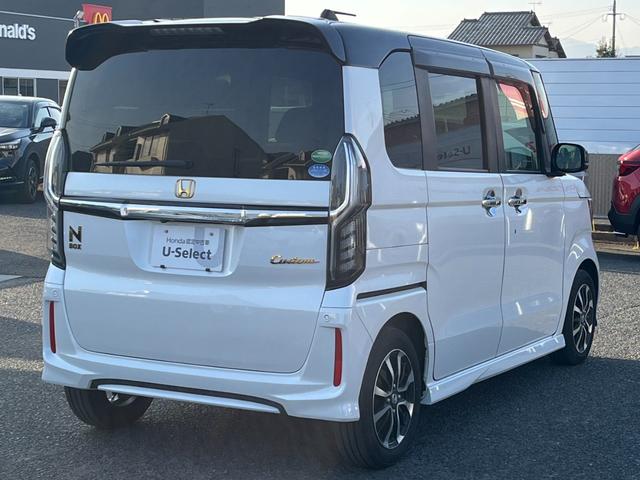 Ｎ－ＢＯＸカスタム Ｇ・Ｌホンダセンシング　純正ナビ／フルセグ／ＢＴ／ドラレコ／バックモニター／ＥＴＣ　地デジＴＶ　禁煙　助手席エアバッグ　キーレス　アイドリングＳＴ　セキュリティーアラーム　スマ－トキ－　リアカメラ　ナビＴＶ　前車追従機能（5枚目）