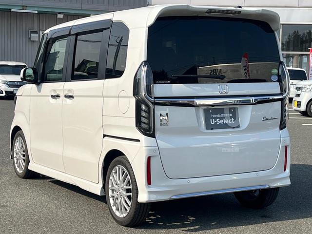 Ｎ－ＢＯＸカスタム Ｌターボ　純正８インチナビ／フルセグ／ドラレコ／ＥＴＣ／バックモニター　地デジチューナー　衝突軽減ブレーキサポート　ＬＥＤヘッドライ　禁煙　アイドリングＳ　ターボエンジン　ＰＳ　カーテンエアバック　シートヒータ（5枚目）