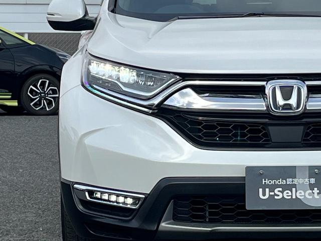 CR-Vハイブリッド e:HEVEX・マスターピース サンルーフ/レザーシート/純正ナビ/フルセグ/バックモニター/ETC ガラスルーフ Bカメラ フルセグTV LEDヘッド 電動テールゲート 電動シート シートヒーター ワンオーナー 禁煙車 クルコン(21枚目)