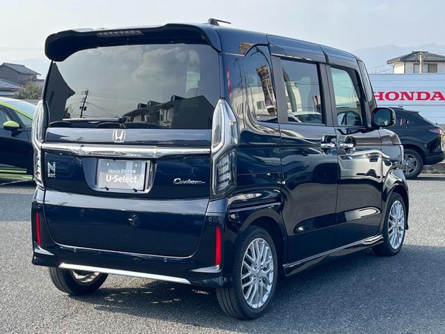 Ｎ－ＢＯＸカスタム Ｌターボ　純正８インチナビ／フルセグＴＶ／ドラレコ／ＥＴＣ／バックモニター　Ｗパワスラ　スマキ　プリクラッシュセーフティー　地デジ対応　後カメラ　シートＨ　ＥＳＣ　サイドエアバック　ＥＣＯＮ　ＵＳＢポート　禁煙（5枚目）