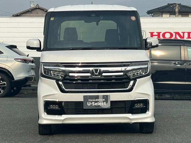 N-BOXカスタム L 純正ナビ/フルセグTV/Bluetooth/ドラレコ前後/ETC シートヒーター付き 助手席エアバック 禁煙 Bカメ 1オーナ ナビ・TV LED エアバッグ パワーウインドウ クルコン エアコン(2枚目)