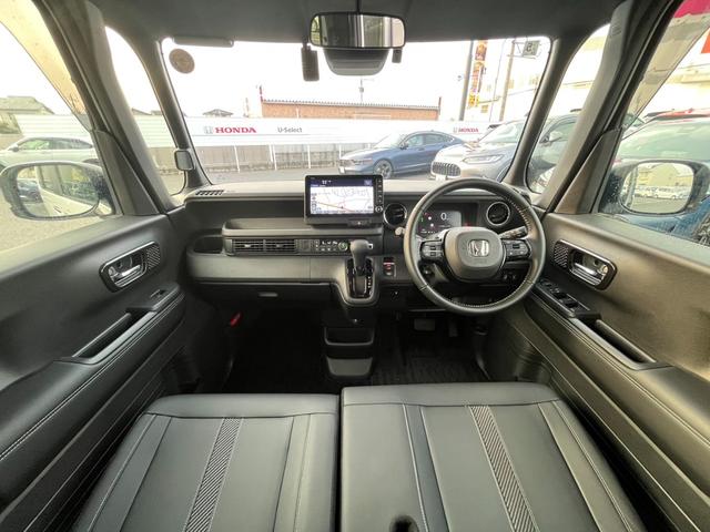 Ｎ－ＢＯＸカスタム コーディネートスタイル　元デモカー／純正９インチナビ／前後ドラレコ／フルセグＴＶ／ＥＴＣ／バックモニター　セキュリティ　横滑り防止　スマートキ－　前席シートヒーター　クルコン　パーキングセンサー　リヤカメラ　サイドエアバッグ（7枚目）