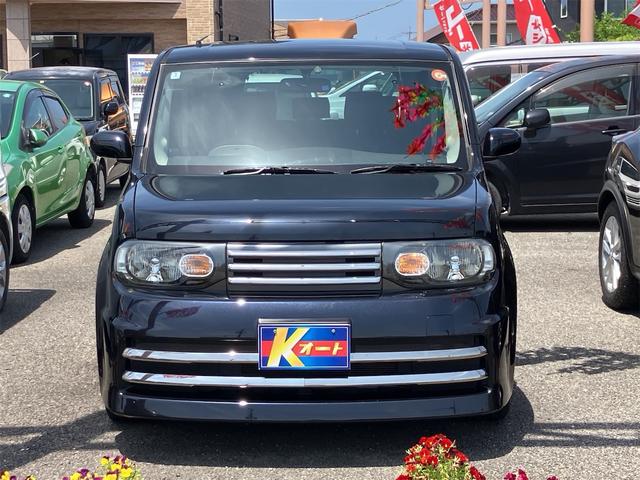 キューブ ライダー　車検令和９年３月　純正ナビ地デジＴＶ　Ｂｌｕｅｔｏｏｔｈ　インテリジェントキー　ＥＴＣ　プッシュスターター　革調シートカバー　ベンチシート　ＨＩＤヘッドライト　純正エアロ　純正１６インチアルミホイール（29枚目）