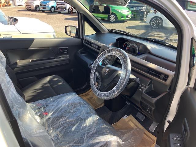 ワゴンＲ ＦＸ　届出済未使用車　デュアルブレーキサポート　レーンアシスト　クリアランスソナー　横滑り防止装置　スマートキー　プッシュスターター　オートライト　電動格納ドアミラー　ベンチシート（18枚目）