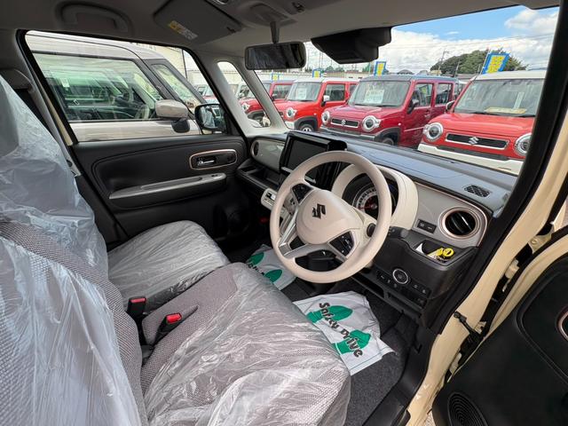 ワゴンＲスマイル ハイブリッドＸ　届出済未使用車　衝突軽減ブレーキ　クルーズコントロール　両側電動スライドドア　電子パーキング　ブレーキホールド　シートヒーター　コーナーセンサー　キーフリー　オートエアコン（17枚目）