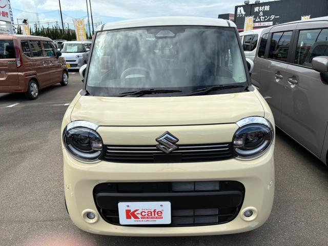 ワゴンＲスマイル ハイブリッドＳ　届出済未使用車　衝突軽減ブレーキ　クルーズコントロール　片側電動スライドドア　電子パーキング　ブレーキホールド　シートヒーター　コーナーセンサー　キーフリー　オートエアコン（7枚目）