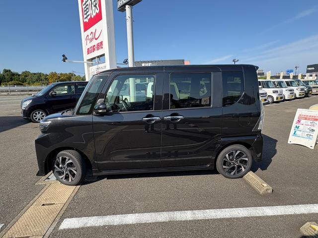 タント カスタムＸ　届出済未使用車　衝突軽減ブレーキ　両側電動スライドドア　電子パーキングブレーキ　ブレーキホールド　シートヒーター　キーフリー　オートエアコン（8枚目）