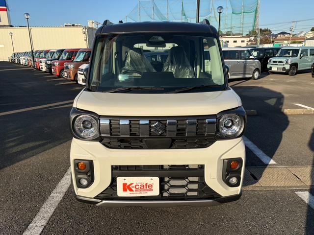 スペーシアギア ハイブリッドＸＺ　衝突軽減ブレーキ　両側電動スライドドア　ハンドルヒーター　シートヒーター　電子パーキングブレーキ　ブレーキホールド　純正アルミホイール　キーフリー　オートエアコン（7枚目）