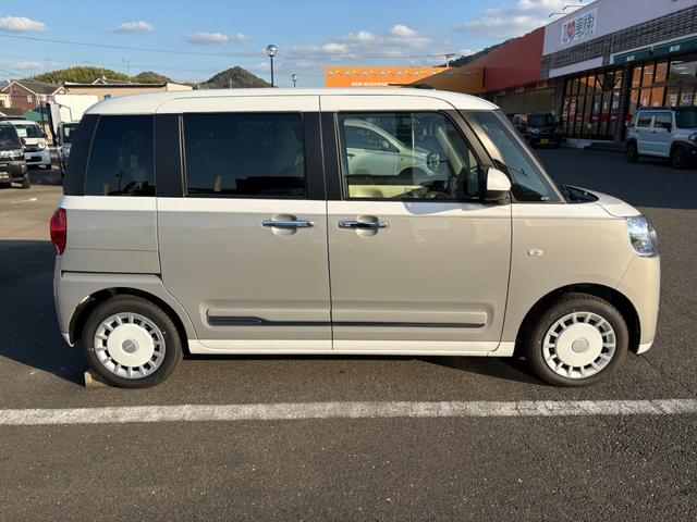 ムーヴキャンバス ストライプスＧ　届出済未使用車　衝突軽減ブレーキ　両側電動スライドドア　バックカメラ　シートヒーター　電子パーキングブレーキ　ブレーキホールド　ステアリングスイッチ（10枚目）