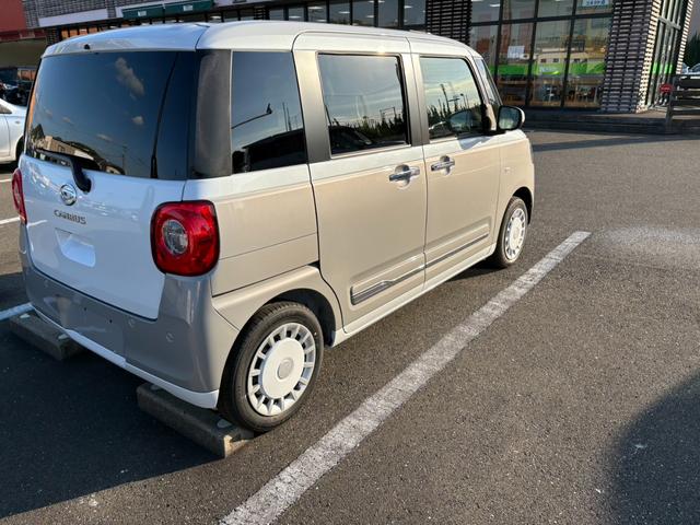 ムーヴキャンバス ストライプスＧ　届出済未使用車　衝突軽減ブレーキ　両側電動スライドドア　バックカメラ　シートヒーター　電子パーキングブレーキ　ブレーキホールド　ステアリングスイッチ（11枚目）