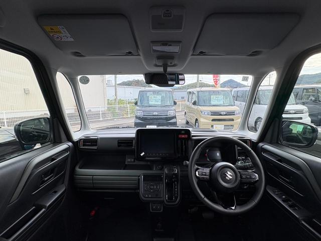 スペーシアギア ハイブリッドＸＺ　純正９インチナビ　全方位モニター付き　両側電動スライドドア　シートヒーター　ハンドルヒーター　スリムサーキュレーター　電子パーキングブレーキ　ブレーキホールド機能　純正アルミホイール（24枚目）