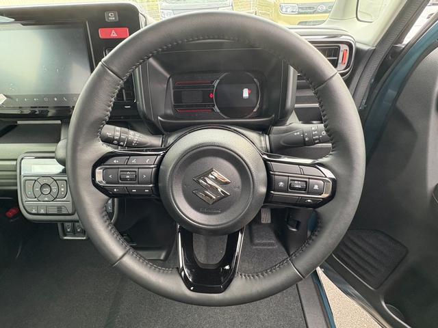 スペーシアギア ハイブリッドＸＺ　純正９インチナビ　全方位モニター付き　両側電動スライドドア　シートヒーター　ハンドルヒーター　スリムサーキュレーター　電子パーキングブレーキ　ブレーキホールド機能　純正アルミホイール（25枚目）