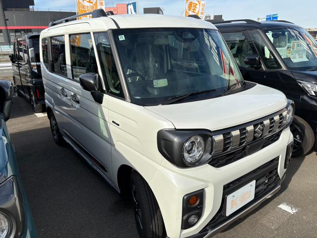 スペーシアギア ハイブリッドＸＺ　衝突軽減ブレーキ　クルーズコントロール　コーナーセンサー　ステアリングスイッチ　キーフリー　オートエアコン（9枚目）