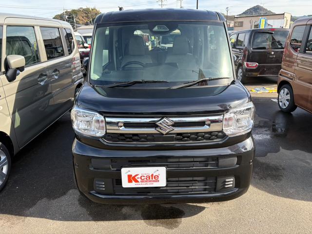 スペーシア ハイブリッドＧ　衝突軽減ブレーキ　両側スライドドア　ステアリングスイッチ　キーフリー　オートエアコン（9枚目）