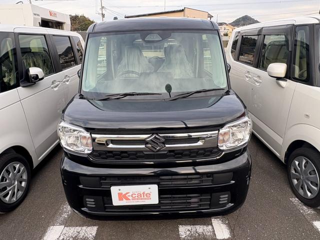 スペーシア ハイブリッドＧ　１月３日販売開始　届出済未使用車　衝突軽減ブレーキ　両側スライドドア　ステアリングスイッチ　キーフリー　オートエアコン（9枚目）