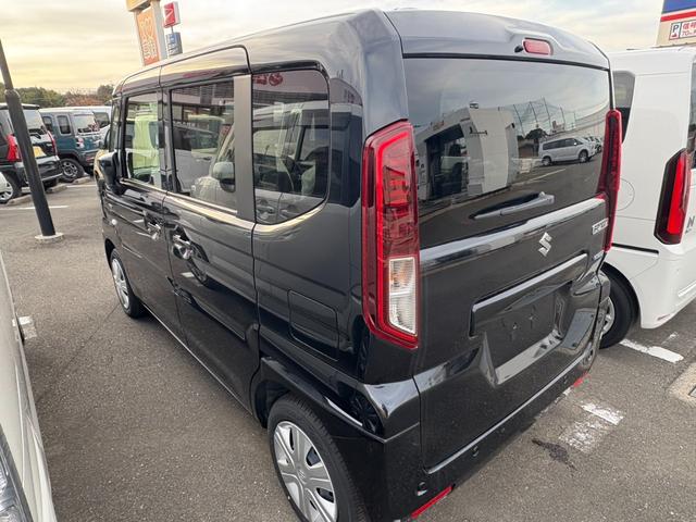 スペーシア ハイブリッドＧ　１月３日販売開始　届出済未使用車　衝突軽減ブレーキ　両側スライドドア　ステアリングスイッチ　キーフリー　オートエアコン（13枚目）