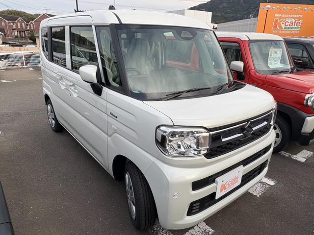 スペーシア ハイブリッドＧ　１月５日限定販売　届出済未使用車　衝突軽減ブレーキ　両側スライドドア　ステアリングスイッチ　キーフリー　オートエアコン（10枚目）