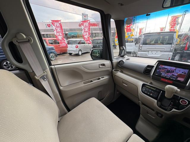 Ｎ－ＢＯＸ Ｇ・Ｌパッケージ　社外ナビ　ワンセグＴＶ　片側電動スライドドア　キーフリー　オートエアコン　盗難防止システム　アイドリングストップ（39枚目）