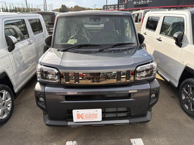 タフト Ｇ　ダーククロムベンチャー　届出済未使用車　衝突軽減ブレーキ　電子パーキングブレーキ　ブレーキホールド機能　ガラスルーフ　純正アルミホイール（8枚目）