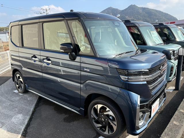 スペーシアカスタム ハイブリッドＸＳ　届出済未使用　両側電動スライドドア　電子パーキングブレーキ　ブレーキホールド機能　シートヒーター　衝突軽減システム　盗難防止システム（9枚目）