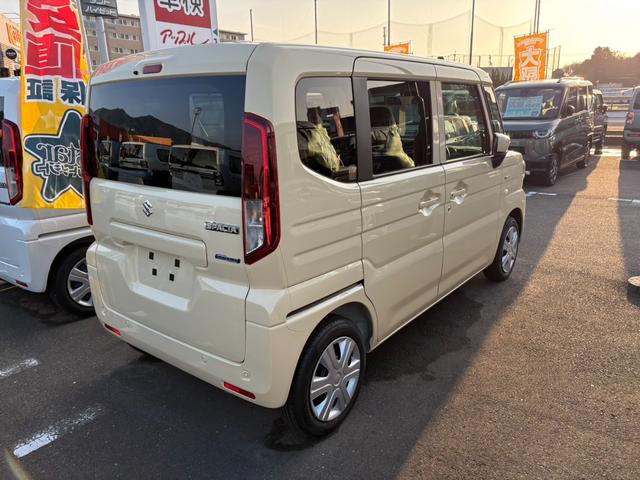 スペーシア ハイブリッドＸ　届出済未使用車　衝突軽減ブレーキ　両側電動スライドドア　スリムサーキュレーター　キーフリー　オートエアコン　シートヒーター（11枚目）