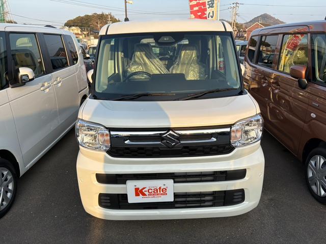 スペーシア ハイブリッドＸ　届出済未使用車　衝突軽減ブレーキ　両側電動スライドドア　スリムサーキュレーター　キーフリー　オートエアコン　シートヒーター（8枚目）