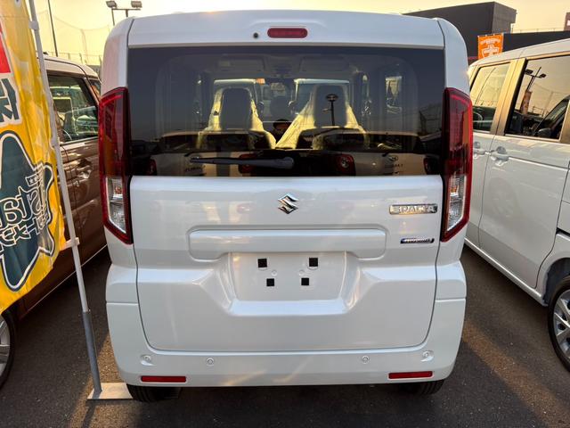 スペーシア ハイブリッドＸ　届出済未使用車　衝突軽減ブレーキ　両側電動スライドドア　スリムサーキュレーター　キーフリー　オートエアコン　シートヒーター（11枚目）