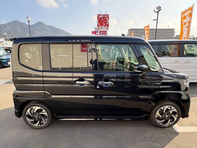 スペーシアカスタム ハイブリッドＸＳ　届出済未使用　両側電動スライドドア　衝突軽減システム　シートヒーター　オートライト　禁煙車（10枚目）