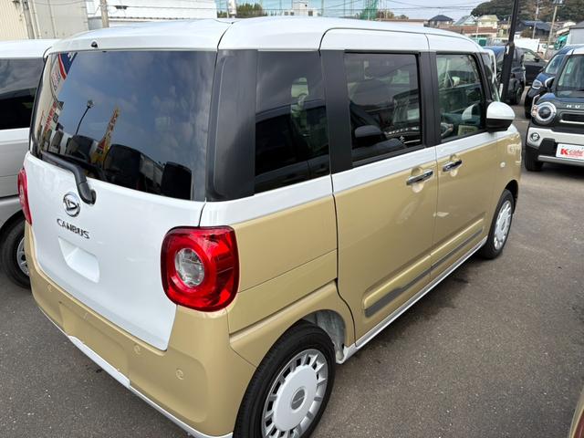 ムーヴキャンバス ストライプスＧ　届出済未使用　両側電動スライドドア　衝突被害軽減ブレーキ　スマートキー　クリアランスソナー　アイドリングストップ　ＬＥＤヘッドライト（10枚目）