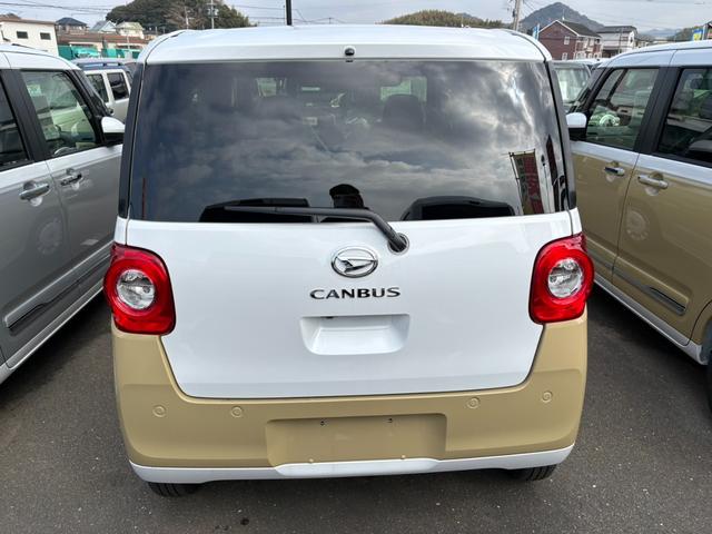 ムーヴキャンバス ストライプスＧ　届出済未使用　両側電動スライドドア　衝突被害軽減ブレーキ　スマートキー　クリアランスソナー　アイドリングストップ　ＬＥＤヘッドライト（11枚目）