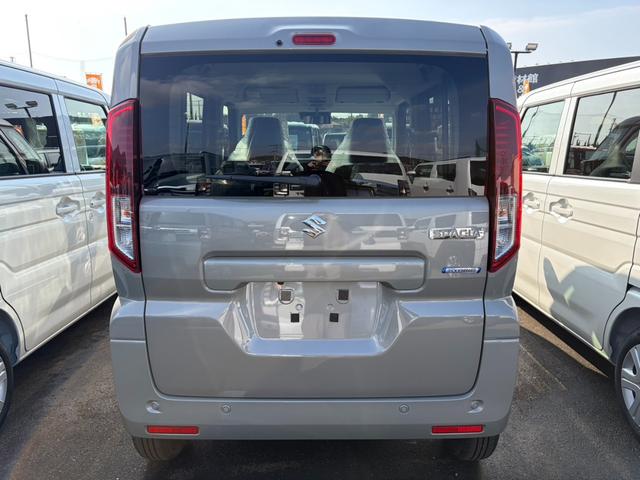 スペーシア ハイブリッドＧ　届出済未使用車　衝突軽減ブレーキ　両側スライドドア　ステアリングスイッチ　キーフリー　オートエアコン（10枚目）