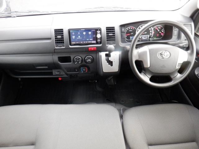 ハイエースバン ロングDX ナビ バックカメラ ETC キーレス TV CD 衝突回避軽減 MTモード付 盗難防止装置 両側スライドドア パワステ パワーウィンドウ ABS(2枚目)