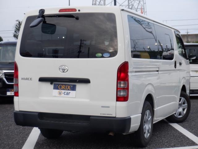 ハイエースバン ロングDX ナビ バックカメラ ETC キーレス TV CD 衝突回避軽減 MTモード付 盗難防止装置 両側スライドドア パワステ パワーウィンドウ ABS(3枚目)