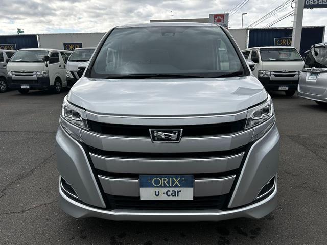 ノア X 純正ナビ バックカメラ ETC 両側/片側電動スライドドア クルーズコントロール スマートキー プッシュスタート 衝突回避軽減 横滑り防止装置 アイドリングストップ ウィンカーミラー 3列シート(4枚目)