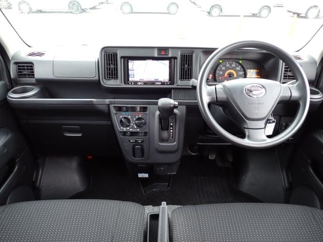 ハイゼットカーゴ クルーズSAIII ナビ ETC キーレス 衝突回避軽減 横滑り防止装置 トラクションコントロール アイドリングストップ 両側スライドドア パワステ パワーウィンドウ ABS(2枚目)