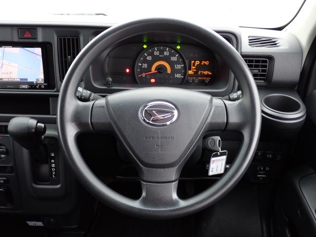 ハイゼットカーゴ クルーズSAIII ナビ ETC キーレス 衝突回避軽減 横滑り防止装置 トラクションコントロール アイドリングストップ 両側スライドドア パワステ パワーウィンドウ ABS(8枚目)