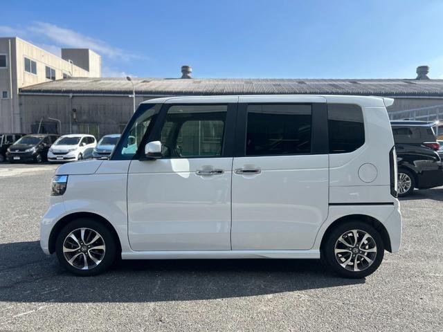 Ｎ－ＢＯＸカスタム 　ナビ　バックカメラ　ＥＴＣ　両側／片側電動スライドドア　シートヒーター　スマートキー　プッシュスタート　クルーズコントロール　衝突回避軽減　横滑り防止装置　純正アルミホイール　ＬＥＤヘッドライト（6枚目）