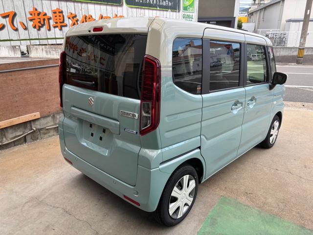 スペーシア ハイブリッドＸ　全方位モニタ付き９インチナビ　２トーンカラー　新車（7枚目）