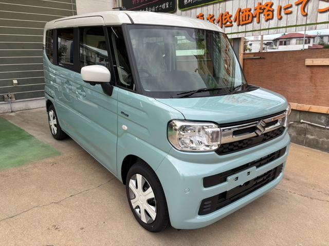 スペーシア ハイブリッドＸ　全方位モニタ付き９インチナビ　２トーンカラー　新車（9枚目）