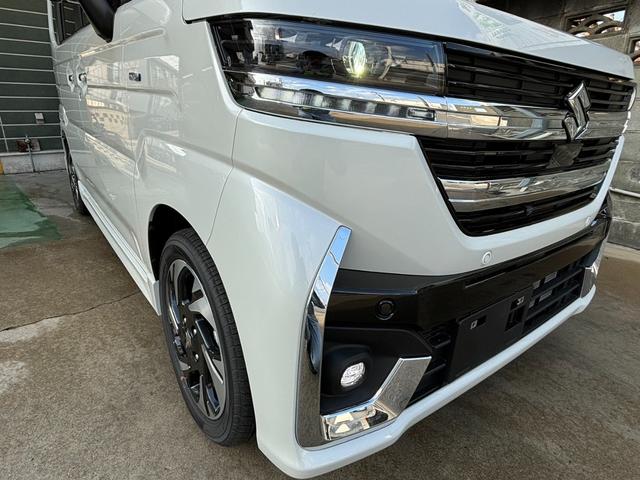 スペーシアカスタム ハイブリッドＸＳターボ　オプションカラー　全方位モニタ付き９インチナビ　新車（40枚目）