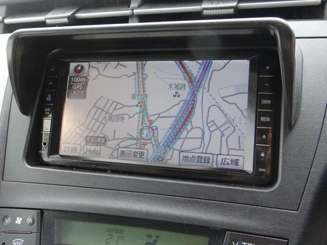 プリウス Ｓツーリングセレクション　ＨＤＤナビ　地デジフルセグ　ハイブリッドバッテリーリビルド済　Ｂｌｕｅｔｏｏｔｈ　ＤＶＤ再生　バックカメラ　ＥＴＣ　フォグランプ　アルミホイール　スマートキー（7枚目）