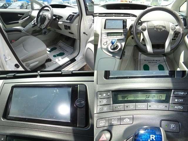 プリウス Ｓツーリングセレクション　ＳＤナビ　地デジフルセグ　ハイブリッドバッテリーリビルド済み　バックカメラ　Ｂｌｕｅｔｏｏｔｈ　ＥＴＣ車載器　スマートキー　盗難防止装置　アルミホイール（2枚目）