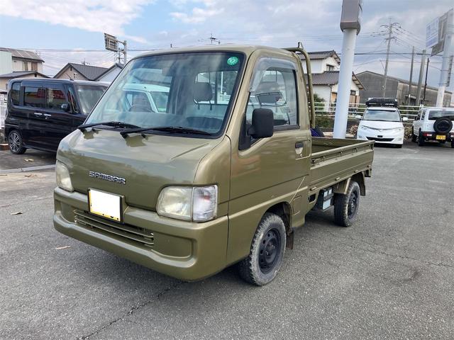 サンバートラック 　全塗装　４ＷＤ　マニュアル５速車　タイミングベルト交換済み　３方開　運転席エアバック　車検令和８年１０月まで　最大積載量３５０ｋｇ（2枚目）