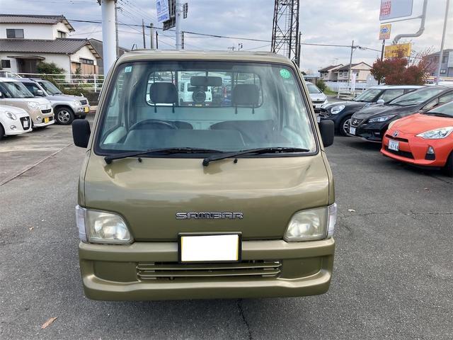 サンバートラック 　全塗装　４ＷＤ　マニュアル５速車　タイミングベルト交換済み　３方開　運転席エアバック　車検令和８年１０月まで　最大積載量３５０ｋｇ（3枚目）
