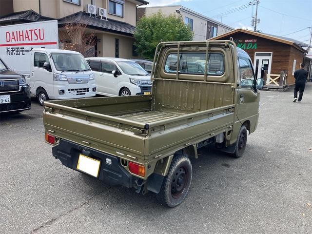サンバートラック 　全塗装　４ＷＤ　マニュアル５速車　タイミングベルト交換済み　３方開　運転席エアバック　車検令和８年１０月まで　最大積載量３５０ｋｇ（11枚目）