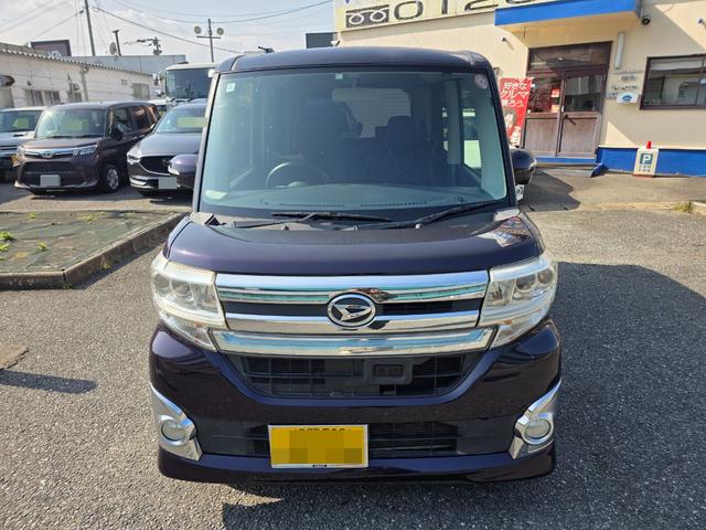 タント カスタムＲＳ　ＳＡ　純正ナビ　フルセグ　バックカメラ　両側パワースライドドア　オートエアコン　スマートキー　プッシュスタート　純正アルミホイール　　衝突安全ブレーキ　ステアリングスイッチ　ＥＴＣ　オートエアコン　ＵＳＢ（6枚目）